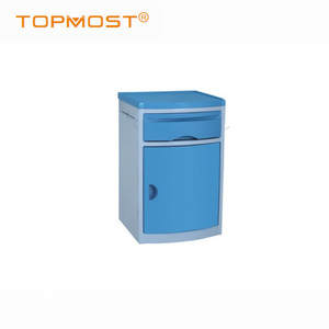 Table de chevet d'hôpital haut de gamme rose en ABS, armoire médicale avec tiroir et porte pour chambre à coucher - Product Image 2