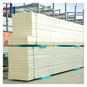 SH批发防火聚氨酯泡沫墙体夹芯板，用于外部冷室屋顶板