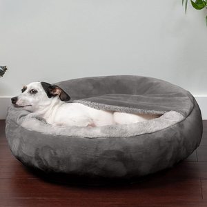 Flauschkissen Haustierbett Katzennest Decken Design Haustier weiches Plüsch Wärme Luxusbett für Hunde - Product Image 6