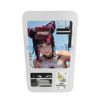 Machine de change de monnaie automatique personnalisée de marque Sq Arcade pour distributeurs automatiques, prise EU, prise en charge de l'anglais, OEM