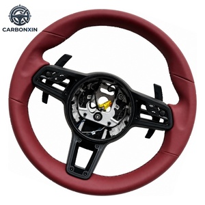 Volant en cuir personnalisable de qualité supérieure, pièces automobiles pour Porsche Panamera Cayenne Macan 918 718 Cayman 996 997 911 991 - Product Image 5