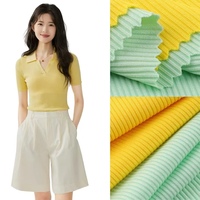 Vente directe usine – Tissu antistatique en maille côtelée 2x2 – Tissu côtelé extensible en polyester 250 GSM pour sous-vêtements de filles