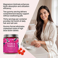 Gummies à la biotine de haute qualité pour le soutien quotidien des cheveux et des ongles