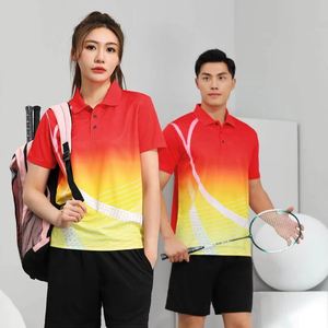 Camiseta <span class=keywords><strong>Polo</strong></span> Sublimada Personalizada para Hombre y <span class=keywords><strong>Mujer</strong></span>, Transpirable, de Secado Rápido, para Bádminton, Golf, Deportes, Ropa de Trabajo, Uniformes, OEM, ODM, Diseño Gratuito - Product Image 1
