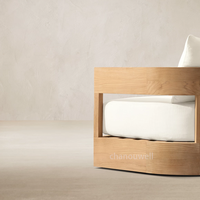 Canapé d'extérieur en teck, design haut de gamme, prix avantageux, meilleure vente, durable, ensemble de canapés pour l'extérieur.