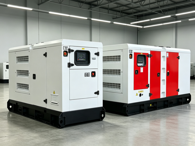 Manufacturer Supply Water Cooling ATS Low Noise Consumption Silent Canopy Soundproof Container Type Diesel Generator Set