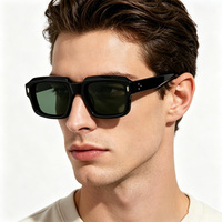 Lunettes de soleil en acétate faites à la main pour femmes, UV400, lunettes de soleil polarisées personnalisées de haute qualité pour hommes, lunettes de soleil carrées en écaille de tortue