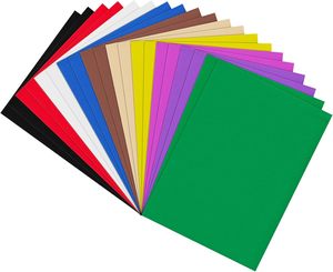 赤黒白ピンクEVAシートフォームDIYカスタムサイズ、1,2,3,4,5,mm 10mm接着バッキング付き - Product Image 1