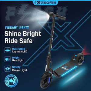 Gyrocopters Patinetes Eléctricos para Adultos y Adolescentes 2026 Flash 6.0/FlashX/Plaid3.0 350W/500W 30km/h APP Luz LED Bloqueo Inteligente Antirrobo - Product Image 2