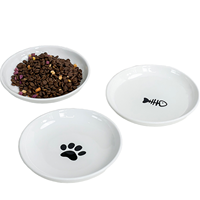 Bol en céramique antidérapant pour chat, plateau pour nourriture et friandises pour chat, plat d'alimentation pour chaton, fournitures pour animaux de compagnie de Chine Guangdong Chaozhou