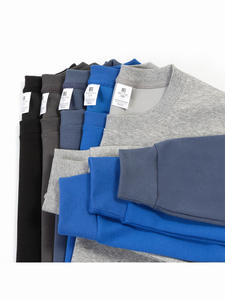 Novedad de Moda Otoño, Sudaderas Extra Grandes de Manga Larga para Hombre, Cuello Redondo, Coloridas, Lisas, Personalizadas - Product Image 6