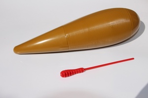 Guiro พลาสติกสองรูพร้อมมีดโกน <span class=keywords><strong>Agogo</strong></span> - Product Image 4