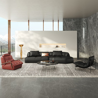 Ensemble de canapés de bureau commerciaux modulaires modernes en cuir PU écologique, pliables, en métal, pour l'extérieur et le bureau à domicile