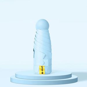 Paraguas de Bolsillo UV Mini de Alta Calidad para Exteriores, Manual, Retráctil, de Doble Uso, para Sol - Product Image 2