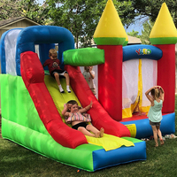 Château gonflable YARD pour enfants, intérieur/extérieur, avec souffleur, capacité 4 personnes, 400 lbs, portable