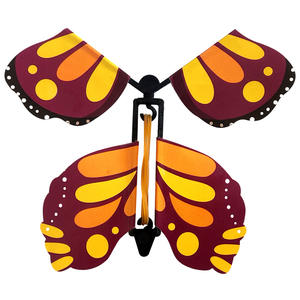 Carte de papillon volant magique Surprise, papillon enroulé dans le livre, bande de caoutchouc alimenté, fée magique, jouet volant, cadeaux de fête, nouvelle collection - Product Image 2