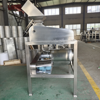Machine de pulpage et d'extraction de graines de figue de Barbarie pour la production d'huile de figue de Barbarie / Extracteur de graines de cactus