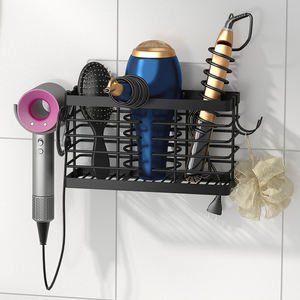 ที่วางเครื่องใช้ไฟฟ้าสำหรับผมแบบ 3 in 1 แข็งแรง ทนทาน กันน้ำ ทำจากโลหะ <span class=keywords><strong>ติด</strong></span><span class=keywords><strong>ผนัง</strong></span> ประตู หรือ<span class=keywords><strong>วาง</strong></span>ตั้งพื้นได้ - Product Image 1