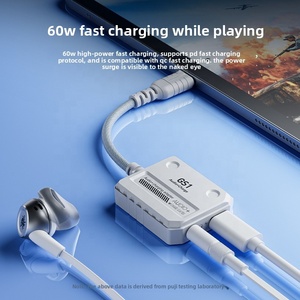 Puji GS1 <strong>Type</strong>-<strong>C</strong> <strong>Adapter</strong> for Tablets iPhone 15 iPad Pro Two-in-One with Audio Charging Output Brand New Short Circuit Protection - Product Image 4
