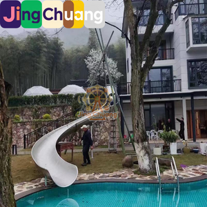Grand toboggan extérieur en acier inoxydable pour jardin d'enfants, parcs, zones scéniques, équipement de divertissement communautaire et sites de divertissement en ligne - Product Image 2
