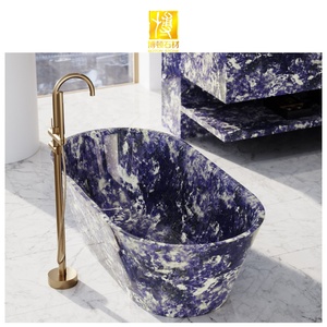 STONE Pierre Naturelle Luxe Nuages Marbre Dalles Murales et de Sol Marbre du Brésil Dalle de Pierre Bleue pour Baignoire - Product Image 1