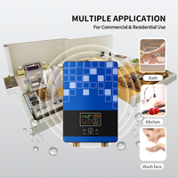 Chauffe-eau électrique sans réservoir 110V-127V 3500W avec affichage numérique, chauffage rapide, mural, pour la maison, la cuisine, le lavage et la douche