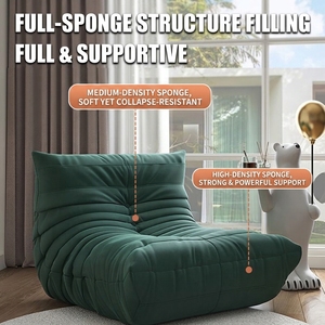 <span class=keywords><strong>Canapé</strong></span> Caterpillar Moderne et Tendance pour Salon ou Balcon, Idéal pour se Détendre ou Dormir - Product Image 2