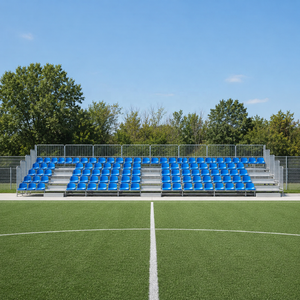 Asientos Clásicos Plegables para Gradas con Ruedas, de Metal y Aleación de Aluminio Duraderos para el Espectáculo Deportivo Diario - Product Image 4