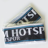 Hersteller Anpassung Football Club Event Schal Gestrickt Jacquard Fußball Fans Schals