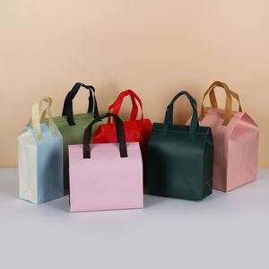 Sacs d'emballage alimentaire isothermes personnalisés en non-tissé laminé aluminium écologique avec poignée épaule pour thé au lait et boissons de nuit - Product Image 1