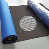 Jianbo Gratis Sampel A4 Grosir Terbaik Menjual 1Mm 2Mm 3Mm 4Mm 5Mm Anti Slip Tahan Air Timbul Kulit Hiu Kain Karet Neoprene