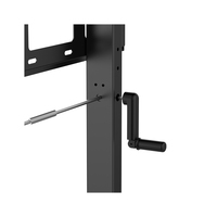 Support Tv Floor Stand TV Cart Trolley pour 65 "-100" Inch LED LCD Plasma Flat Screen Panels With Wheels