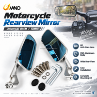 Rétroviseurs latéraux carrés universels en aluminium WANOU pour moto