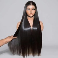 Wig Rambut Asli Lace Front dengan Kepadatan 180% 210% 250%, 100% Kutikula Tersusun Rapi, 13x6 Swiss Hd Lace Frontal