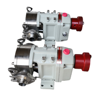 Pompe à engrenages à haut débit de qualité alimentaire 220V pâte visqueuse liquide miel huile eau bouteille machine de remplissage avec trémie haute précision