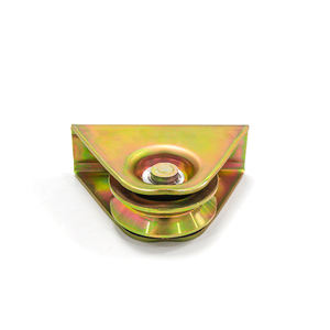 ล้อสังกะสีรอกคงที่พร้อมลูกกลิ้งประตูบานเลื่อนแบบแบริ่ง<span class=keywords><strong>รั้ว</strong></span>และประตูคุณภาพสูงสำหรับบ้าน - Product Image 5