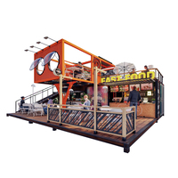 20 pieds 40 pieds Bar en conteneur préfabriqué Kiosque à café Maison modulaire préfabriquée Boutique Conteneur Kiosque Cabane extérieure pour restaurant