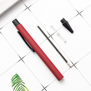 Penna a Sfera in Metallo di Alta Qualità, Stile Semplice, con Meccanismo a Pressione e Scrittura Fluida. La penna in metallo è adatta per l'ufficio e lo studio - Product Image 4