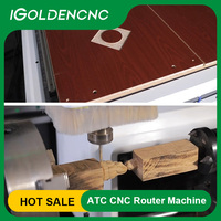 4*8 1325 atc routeur cnc 3d sculpture sur bois machine de découpe machine à bois avec changeur d'outils linéaire ou carrousel