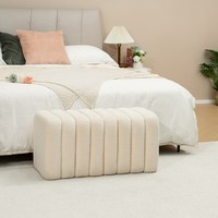Bailey banc pouf personnalisé tabouret moderne tabourets chaussures nordiques jambes chaise pouf