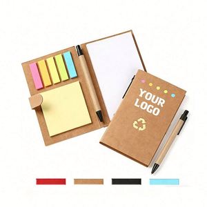 JW1774 Custom Combination Sticky Notes Notebook Promotional Gifts Printed Memo <b>Pad</b> with Pen - Product Image 6