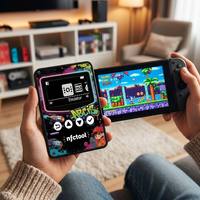 Herramienta NFC Recargable, Emulador NFC Amiibo, Botón USB Tipo-C, Emulador Inteligente para Nintendo Switch, Wii U, 3DS, Compatible con 15 Idiomas