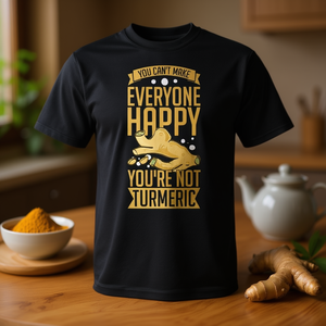 Poudre de thé végétal au curcuma et curcumine, design promotionnel pour boisson aux épices, idéal pour t-shirts - Product Image 3