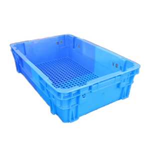Baru K268 HDPE plastik pergantian kotak penyimpanan peti jala roti keranjang dua warna keranjang untuk pengiriman makanan - Product Image 1