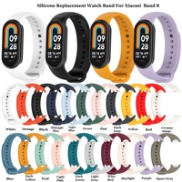 Bracelet de remplacement en silicone pour Xiaomi Band 9 8, bracelet de sport pour montre connectée