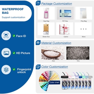 Ốp điện thoại & túi chống nước IPX8 Obernew 7.2 inch, chất liệu TPU ABS, dành cho iPhone// Dây đeo có thể điều chỉnh, bảo vệ toàn diện, bền bỉ - Product Image 6