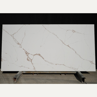 Table basse de console d'hôtel RUNPIN Calacatta 5001 en pierre artificielle imitation marbre, grande dalle, 15/18/20/30 mm, plan de travail de cuisine
