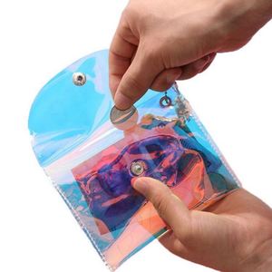Elegante Monedero de PVC Holográfico para Mujer, Monedero Transparente Láser Portátil para Chicas - Product Image 2
