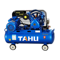 Compresseur d'air portable industriel TAHU à entraînement par courroie 120L 4000W 5.5HP 220V Moteur et pompe lubrifiés 0.6/12.5-120L