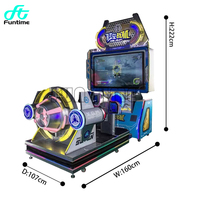 Offre Spéciale intérieur parc d'attractions Vr tir réalité virtuelle petit avion simulateur furtif chasseur F22 simulateur de vol